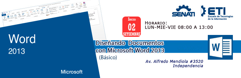 Diseño de Microsoft Word 2013